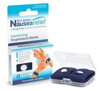 Sea-Band Navy Adult Travel & Motion Sickness Acupressure Wristband, 1 Pair