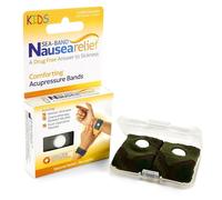 Sea-Band Travel & Motion Sickness and Nausea Relief Acupressure Wristband - Kids (Green), 1 Pair