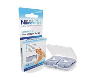 SEA BAND WRISTBAND Nausea, Anti Motion & Sickness Relief For Adult Grey