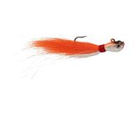 Sea Bass Pike Carp Fishing Hook Tackle with Metal Jig Lure, Barbed Hooks, and Feathered Tail, Provides Attractive Action and Improved Catch (14g C)