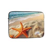 Sea Beach Starfish Laptop Bag 15 inch Business Briefcase Gifts for Men Women Water Resistant Laptop Sleeve Carry On Laptop Case Shockproof Protective Computer Bag Notebook Case