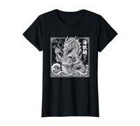 Sea Beast Noodles Delicious Shrimp Ramen Value Graphic T-Shirt, Women, Black, S