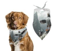Sea Birds on The Reef Cute Dog Bandana Triangle Adjustable Washable