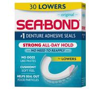 Sea Bond Secure Denture Adhesive Seals, Original Lowers, 30 Count