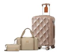 Sea choice Cabin Bag Luggage Set Travel Suitcase Ryanair Cabin Bag Sets Hand Luggage Sets Suitcase Sets Hard Shell with TSA Lock 4 Wheels