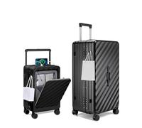 Sea choice Luggage Set 2 Piece 20/30 PC Hard Shell Suitcase Aluminium Frame Closure Travel Trolley Case Large Suitcase TSA Lock Spinner Wheels