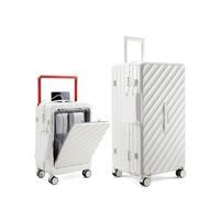 Sea choice Luggage Set 2 Piece 20/30 PC Hard Shell Suitcase Aluminium Frame Closure Travel Trolley Case Large Suitcase TSA Lock Spinner Wheels