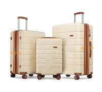 Sea choice Luggage Set 3 Piece Expandable Scratch Resistant Suitcase Expandable Luggage Travel Suitcase Set Hard Shell with TSA Lock YKK Zipper