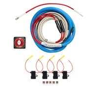 Sea Clear Power 1726 Tracker Aluminum & Walleye Boat Marine Graph Wiring Harness Power Fish Finders, GPS, FFS, 360 Devices, Graphs Compatible for Lowrance, Humminbird, & Garmin Electronics (w/Fuses)
