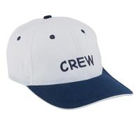 Sea-Club Cap - Crew Hat Cotton White/Navy Maritime Decoration