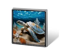 Sea Conch Shell Starfish Turtle Brooches And Pins for Women Men Funny Hat Brooch Fashion Lapel Pin Cool Square Badge Brooch Metal Button Pins Cute Pin for Backpacks Tie Suit Wedding Party Accessory