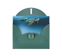 Sea Conch Shell Starfish Turtle Pearl Paper Holiday Greeting Card With Envelopes Weddings Party Birthday Invitations Wishes