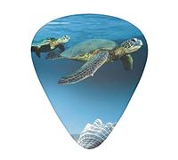 Sea Conch Shell Starfish Turtle Unique Guitar Picks With Clear Prints And Multiple Thicknesses