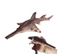 Sea Creature Figurines,Collection Sawfish Figures for Learning - Marine Animals Sculpture, Desktop Decoration for Rental Kitchen Apartment Table Shelf Bedroom Dormitory Living Room