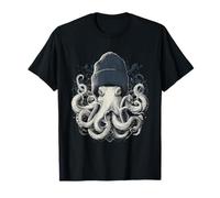 Sea Creature Octopus Diving Funny Kraken T-Shirt