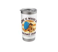 Sea Creature Seafood Shells Hermit Crab Lover Stainless Steel Insulated Tumbler