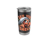 Sea Creature Seafood Shells Hermit Crab Lover Stainless Steel Insulated Tumbler