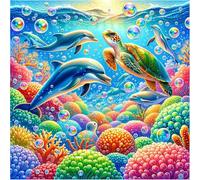 Sea Creatures 35 Piece Jigsaw Puzzles for Adults and Kids, Impossible Puzzle, Jigsaws 35 pieces for adults Gifts, Difficult jigsaw puzzles for The Whole Family