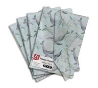 Sea Creatures Printed Tissue Paper for Gift Bags or Boxes and Wrapping - Ocean Bulk Decorative Art Tissue Paper for Packaging and Gifting | 24 Sheets 20" x 30"