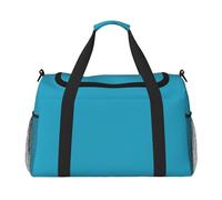 Sea Cyan Print Hand Travel Bag Ideal for Long-Distance Travel and Daily Use