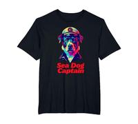 Sea Dog Captain T-Shirt, Men's Big and Tall, Black, 3X Tall