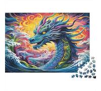 Sea Dragon 1000 Piece Jigsaw Puzzles for Adults Featuring Artistic Design Centenary Jigsaws As Dementia Friendly Activities for Concentration Games 70x50cm/1000pcs
