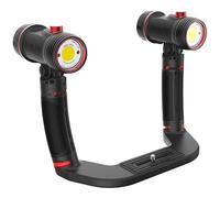 Sea Dragon Duo 6000F Color Boost Set for Underwater Photos and Video, Two Powerful 3000 Lumen Lights, Adjust Color Temperature and Brightness Control