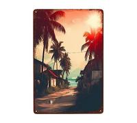 Sea Enjoy Quiet Time By The Sea Metal Poster Vintage Plaque Tin Funny Tin Sign For Shed Bathroom Cafe