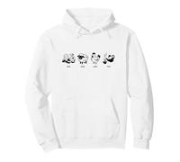 Sea Ewe Hen Tea Funny Pun Fun Retro Sarcastic Humor Pullover Hoodie
