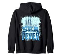 Sea Fever s Tall Ship Sailing s Ocean Lover's Zip Hoodie