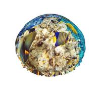 Sea Fishes Multi-Scene And Multi-Purpose Shower Spa Double-Layer Waterproof Shower Cap And Cooking Cap, Suitable For Adults, Children And Men And Women.