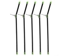 Sea Fishing Anti Feeder Set 5pcs Featuring Snaps and Luminous Elements for Use with Various Soft Bait Lures on Trolling and Sea Fishing Trips