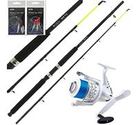 Sea Fishing Boat Max Rod 6FT Yellow Tip + Shizuka 7000 Sea Reel 2BB + FREE RIGS