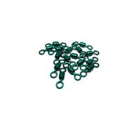 Sea fishing extra strong metallic green power swivels (1# Pack of 100)