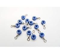 Sea Fishing Rig Making Pulley Swivel/Pulley Clips/Pulley Beads/Sliding Swivels (BLUE) (100)