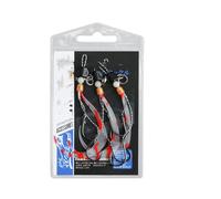 Sea Fishing Tools, Three-Piece Set Of Fish Hooks, Small Head Hook Ise Ni Hook With Silicone Wire Yanyue Two Sizes Suitable For Mackerel, Cod, Bass, Pike, Sea Fishing