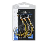 Sea Fishing Tools, Three-Piece Set Of Fish Hooks, Small Head Hook Ise Ni Hook With Silicone Wire Yanyue Two Sizes Suitable For Mackerel, Cod, Bass, Pike, Sea Fishing