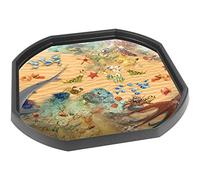 Sea Floor Vinyl Tuff Tray Insert - 86 x 86 cm - Ideal for Large Tuff Spot Tuff Tray - Tuff Tray NOT Included