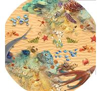 Sea Floor Vinyl Tuff Tray Insert - 86 x 86 cm - Ideal for Large Tuff Spot Tuff Tray - Tuff Tray NOT Included