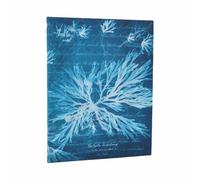 Paperblanks Softcover Journal - Sea Flowers (Anna Atkins’ Cyanotypes) - Ultra Unlined, Elastic Band