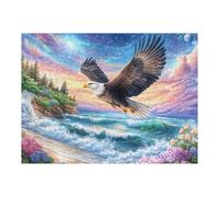 Sea Flying Eagle 500 Piece Complete Jigsaw Puzzle Set Teens Beginners Educational Challenge Puzzle Fans Group Play Anniversary Creativity & Gift Giving 500 PCS