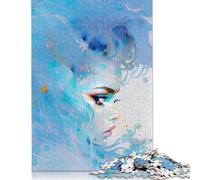 Sea Foam Fae Jigsaw Puzzles Puzzle for Adults Kids. 1000 Piece Impossible Challenge Toy Educational Games Home Decoration for Educational Games Gifts 1000pcs (75x50cm)