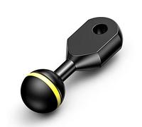 Sea Frogs 2 inch / 5.08 cm aluminium YS adapter, 1 inch ball arm for connecting strobe/video light to underwater housing