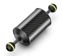 Sea frogs Carbon Fiber Float Arm D60mm, 7'', for Ultralight, Aquatic Arm, Buoyancy Provided 240g, Underwater Camera System Diving Tray Video Light/Strobe GA-5
