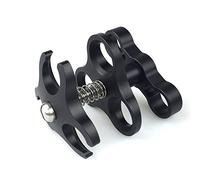 Sea frogs Diving Essential Accessory Ball Arm Clamp Three Cut Out Hole Lighting Arm System Fixed Mount Waterproof Case Tray Attachment CP-3