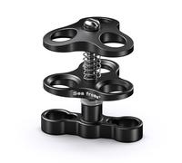 Sea frogs Triple Ball Clamp Diving Camera Bracket Aluminum Spring Flashlight Clamp for Diving Underwater Photography System CP-4