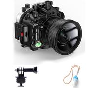 Sea frogs Underwater Camera Case Compatible with Sony A7RIV 28-70MM 40m/130ft Maximum Diving Depth IPX8 Waterproof Camera Housing for Diving, Surfing, Rowing, Skiing