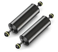Sea Frogs Underwater Floating Arm D80 mm, 10 Inch 254 mm Carbon Floating Double Ball Arm Diving Buoyancy System for Diving Tray Video Light Strobe (Pack of 2)