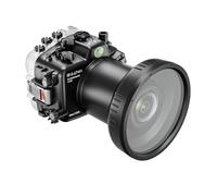 Sea frogs Underwater Waterproof Housing compatible with Sony A7V, FE 4/24-105 G OSS,FE 2.8/90 MACRO G OSS,40m/130ft Depth Rating (KL-A7V+FL100)