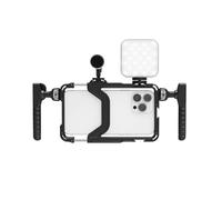 Sea frogs Universal Phone Cage iPhone Gimbal Phone Stabilizer Kit with Handles for Professional Video Recording,Handheld Filmmaking Vlogging Case Stabilizer (KL-BFT-03A1)